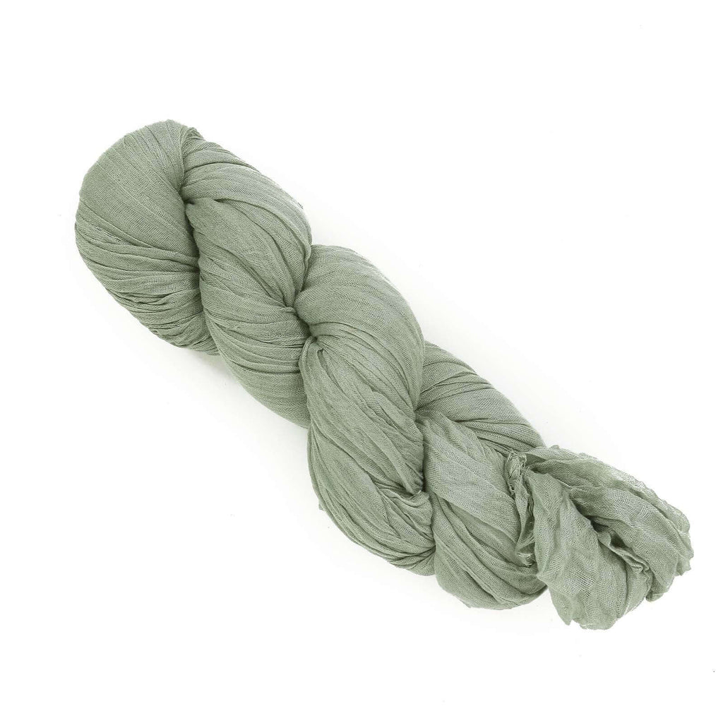 20ft Dusty Sage Green Gauze Cheesecloth Fabric Wedding Arch Drapery, Window Scarf Valance, Boho Decor Arbor Curtain Panel - Bell Racket Store