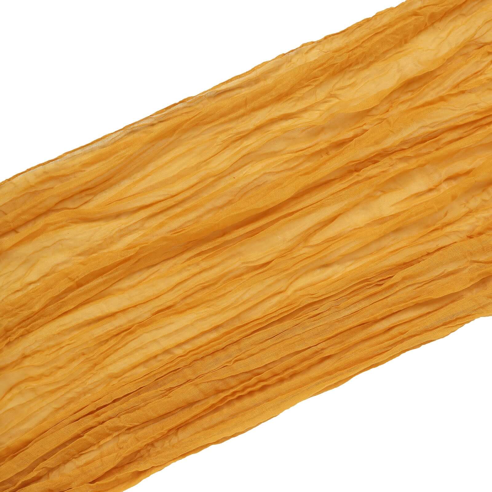 20ft Mustard Yellow Gauze Cheesecloth Fabric Wedding Arch Drapery, Window Scarf Valance, Boho Decor Arbor Curtain Panel - Bell Racket Store