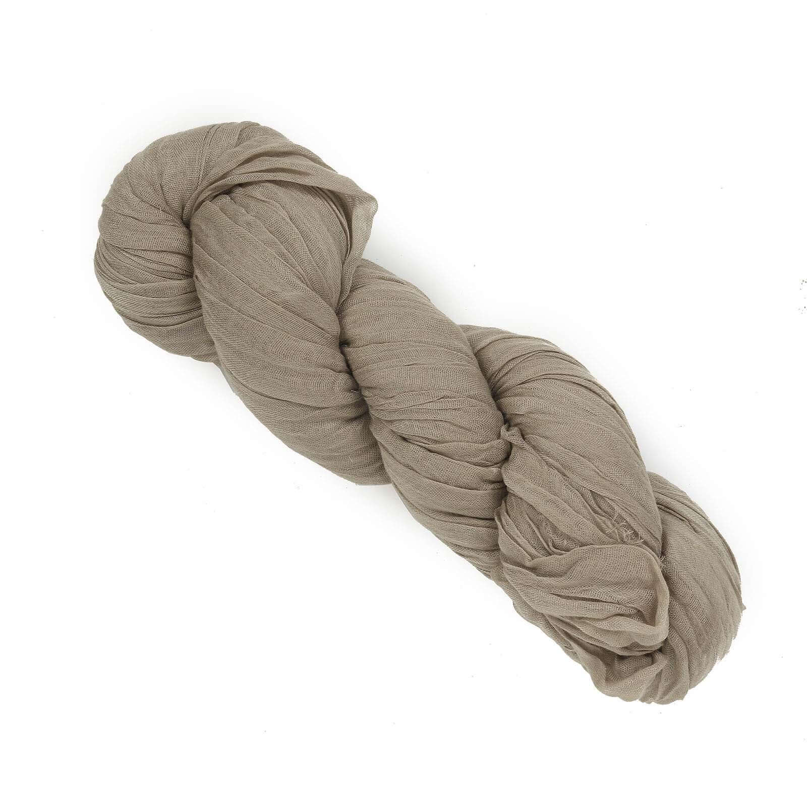 20ft Natural Gauze Cheesecloth Fabric Wedding Arch Drapery, Window Scarf Valance, Boho Decor Arbor Curtain Panel - Bell Racket Store