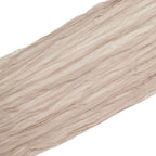 20ft Nude Beige Gauze Cheesecloth Fabric Wedding Arch Drapery, Window Scarf Valance, Boho Decor Arbor Curtain Panel - Bell Racket Store