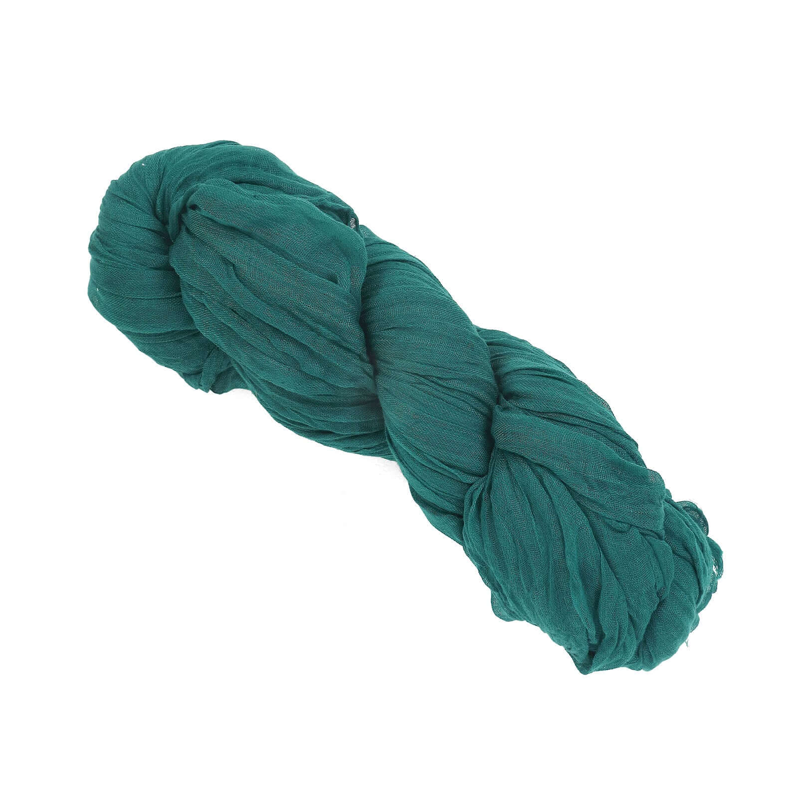 20ft Peacock Teal Gauze Cheesecloth Fabric Wedding Arch Drapery, Window Scarf Valance, Boho Decor Arbor Curtain Panel - Bell Racket Store