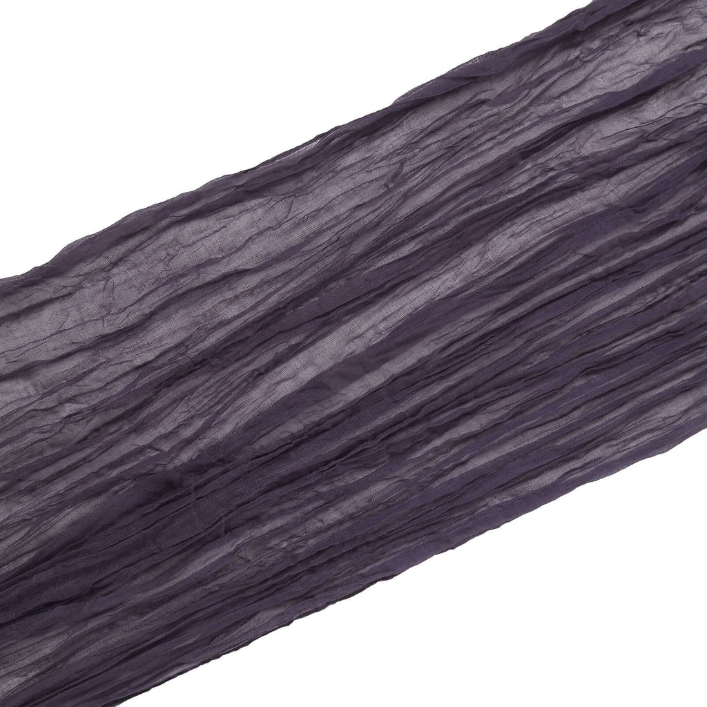 20ft Purple Gauze Cheesecloth Fabric Wedding Arch Drapery, Window Scarf Valance, Boho Decor Arbor Curtain Panel - Bell Racket Store