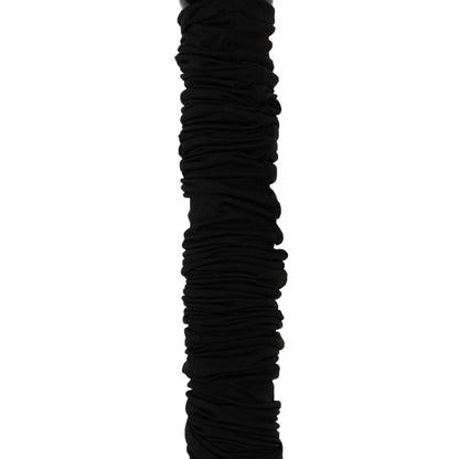 20ft Spandex Upright Pole Cover â€“ Black, Stretch Fabric for Curved Aluminum Chandelier Hanger, Pipe & Drape, Lighting & Stage Use, Event Setup - Bell Racket Store