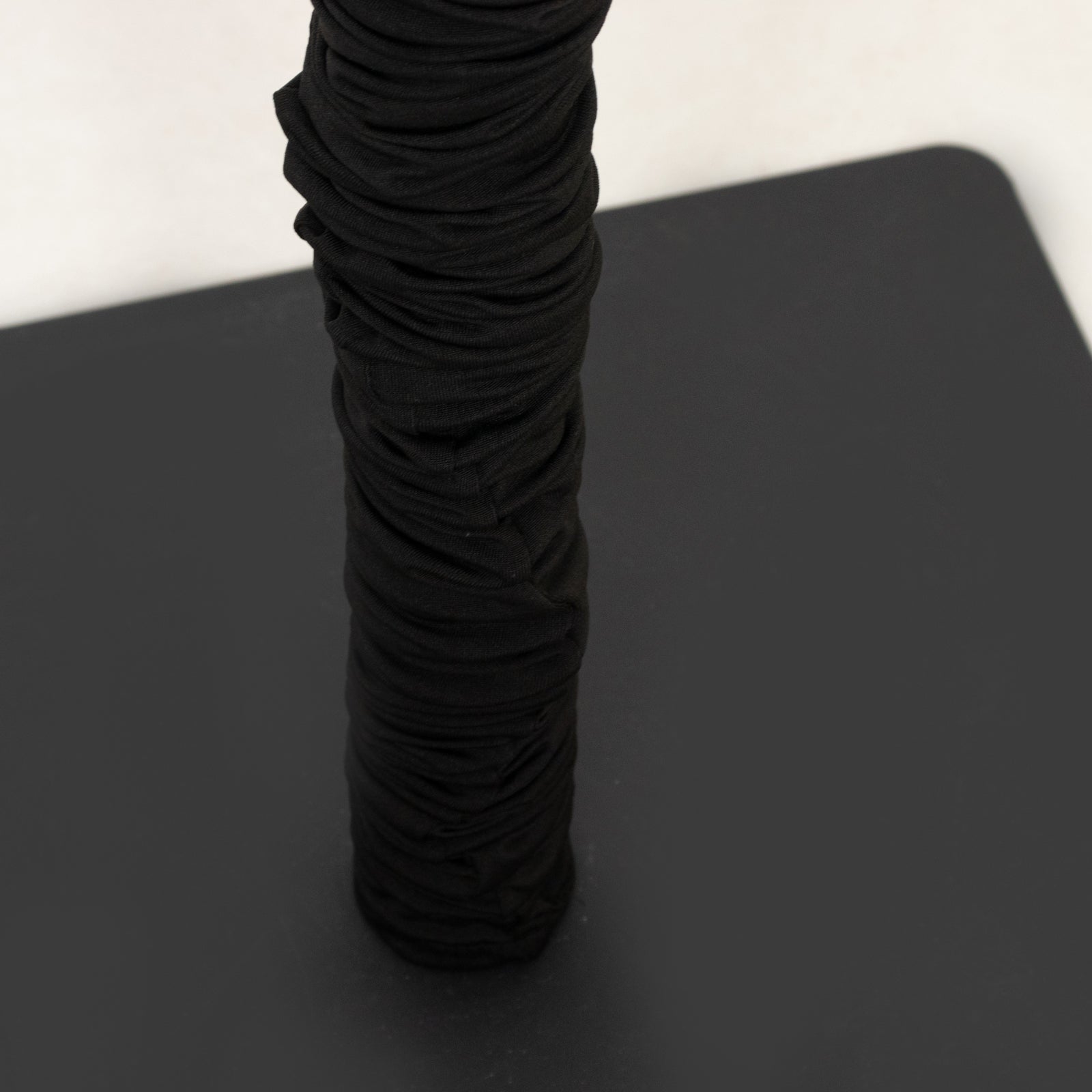 20ft Spandex Upright Pole Cover â€“ Black, Stretch Fabric for Curved Aluminum Chandelier Hanger, Pipe & Drape, Lighting & Stage Use, Event Setup - Bell Racket Store