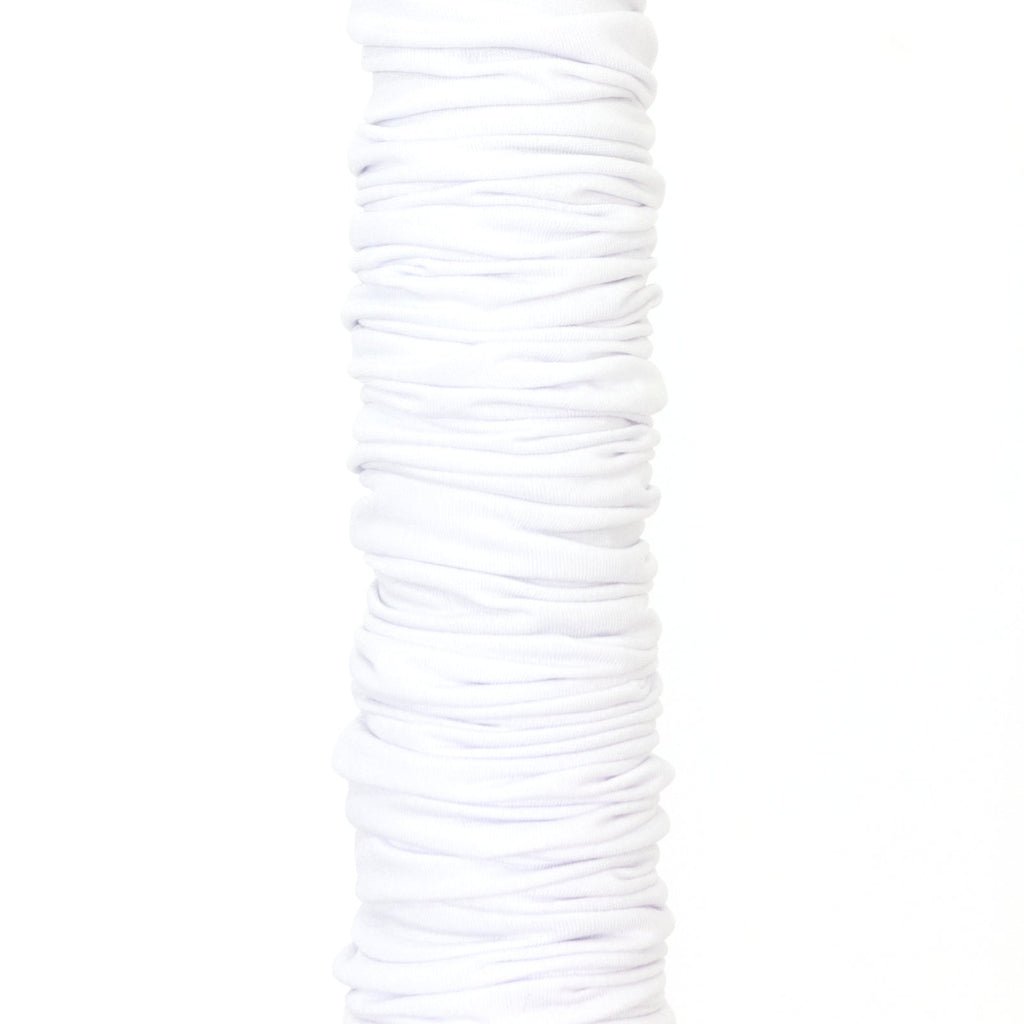 20ft Spandex Upright Pole Cover â€“ White, Stretch Fabric for Curved Aluminum Chandelier Hanger, Pipe & Drape, Lighting & Stage Use, Event Setup - Bell Racket Store