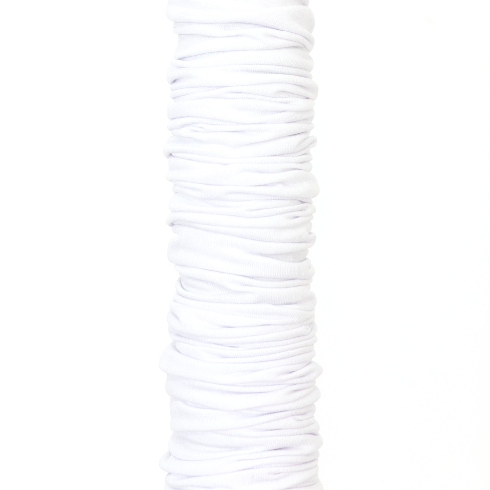 20ft Spandex Upright Pole Cover â€“ White, Stretch Fabric for Curved Aluminum Chandelier Hanger, Pipe & Drape, Lighting & Stage Use, Event Setup - Bell Racket Store