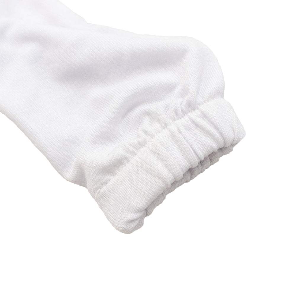 20ft Spandex Upright Pole Cover â€“ White, Stretch Fabric for Curved Aluminum Chandelier Hanger, Pipe & Drape, Lighting & Stage Use, Event Setup - Bell Racket Store