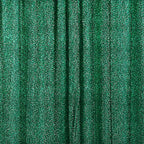 20ftx10ft Hunter Emerald Green Metallic Shimmer Tinsel Event Curtain Drapes, Backdrop Event Panel - Bell Racket Store