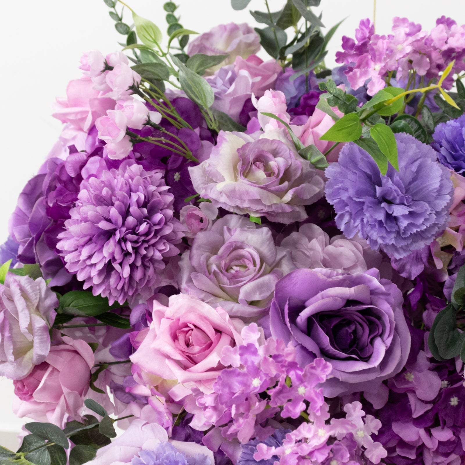 22 - Inch Lavender Lilac Silk Flower Grand Centerpiece â€“ Pre - Arranged Artificial Rose, Hydrangea & Chrysanthemum Ball for Wedding & Event DÃ©cor - Bell Racket Store