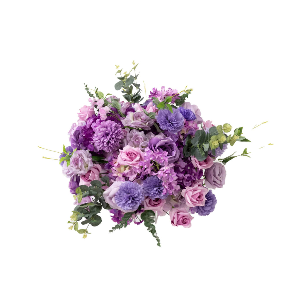 22 - Inch Lavender Lilac Silk Flower Grand Centerpiece â€“ Pre - Arranged Artificial Rose, Hydrangea & Chrysanthemum Ball for Wedding & Event DÃ©cor - Bell Racket Store