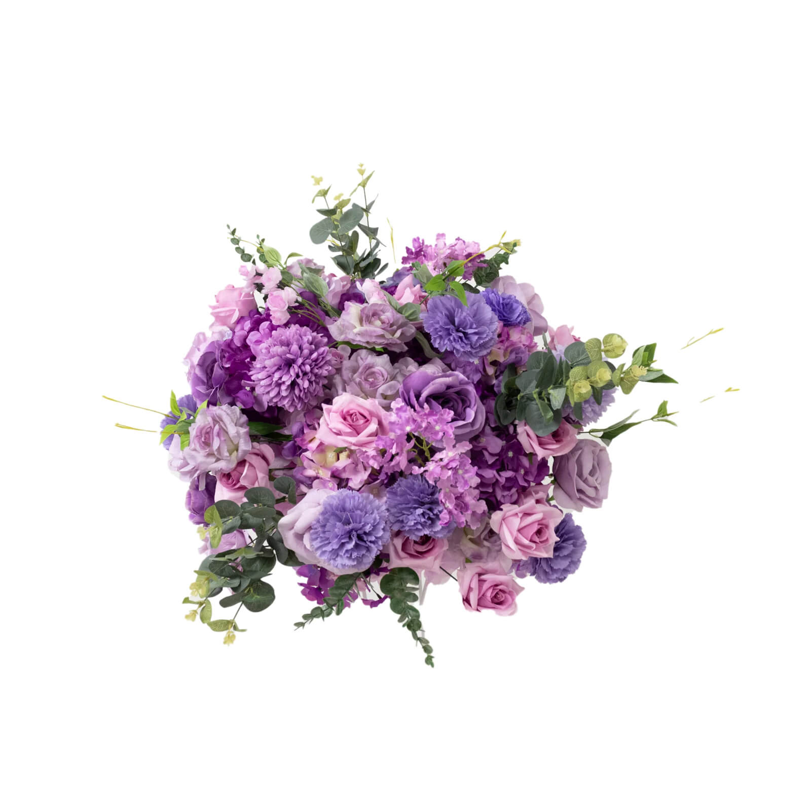 22 - Inch Lavender Lilac Silk Flower Grand Centerpiece â€“ Pre - Arranged Artificial Rose, Hydrangea & Chrysanthemum Ball for Wedding & Event DÃ©cor - Bell Racket Store