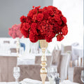 22 - Inch Red Silk Flower Grand Centerpiece â€“ Pre - Arranged Artificial Rose, Hydrangea & Chrysanthemum Ball for Wedding & Event DÃ©cor - Bell Racket Store