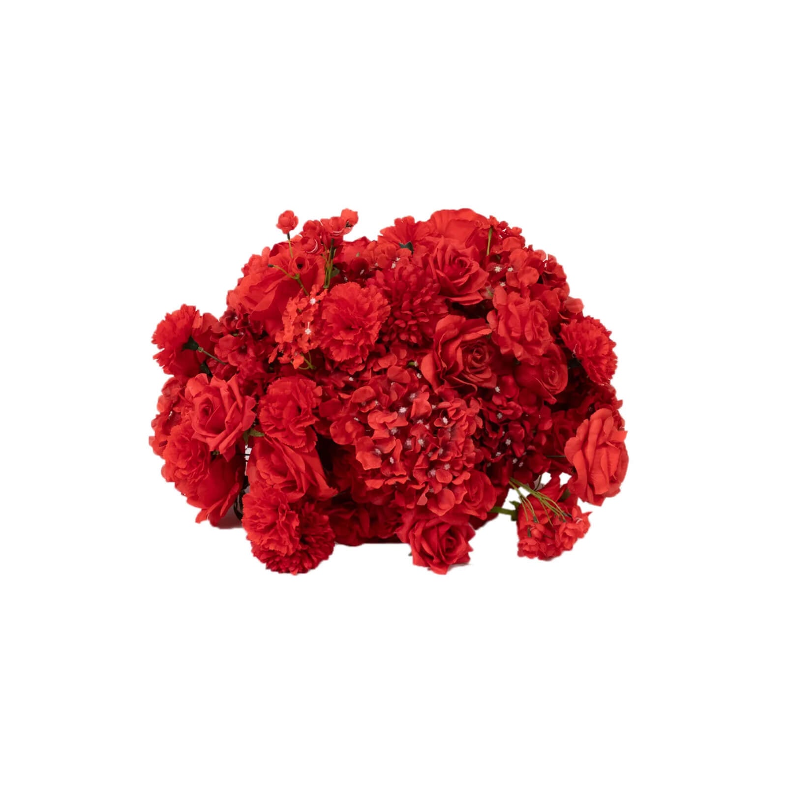 22 - Inch Red Silk Flower Grand Centerpiece â€“ Pre - Arranged Artificial Rose, Hydrangea & Chrysanthemum Ball for Wedding & Event DÃ©cor - Bell Racket Store