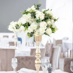 22 - Inch White Silk Flower Grand Centerpiece â€“ Pre - Arranged Artificial Rose, Hydrangea & Chrysanthemum Ball for Wedding & Event DÃ©cor - Bell Racket Store