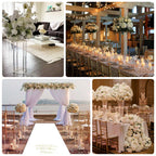 22 - Inch White Silk Rose Grand Centerpiece â€“ Pre - Made Artificial Flower Ball for Wedding & Party DÃ©cor - Bell Racket Store