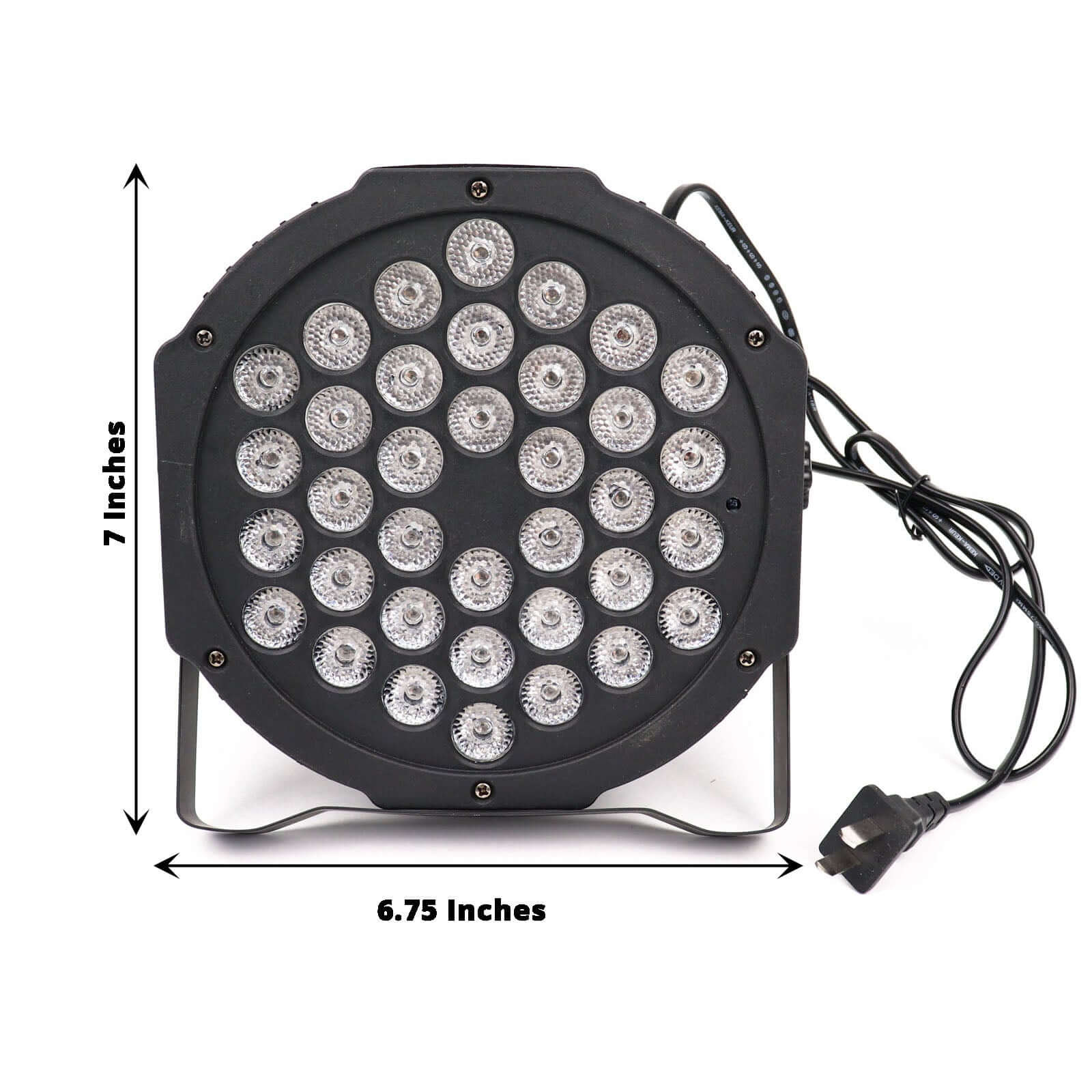 220V Auto Play Party Spotlight W Remote, 36 LED DJ Stage Uplight, RGB Multi - Color Sound Activated Strobe Par Light - Bell Racket Store