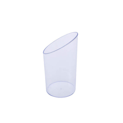 24 - Pack Plastic Appetizer Cups Clear Diminutive Flasket - Lightweight Disposable Cups for Treats 3oz - NestOCart
