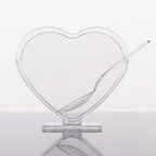 24 - Pack Plastic Dessert Parfait Cups Heart - Shaped Clear with Spoons - Reusable and Disposable 2oz - Bell Racket Store