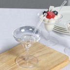 24 - Pack Plastic Margarita Glasses Mini Clear with Spoons - Great for Appetizers 2oz - Bell Racket Store