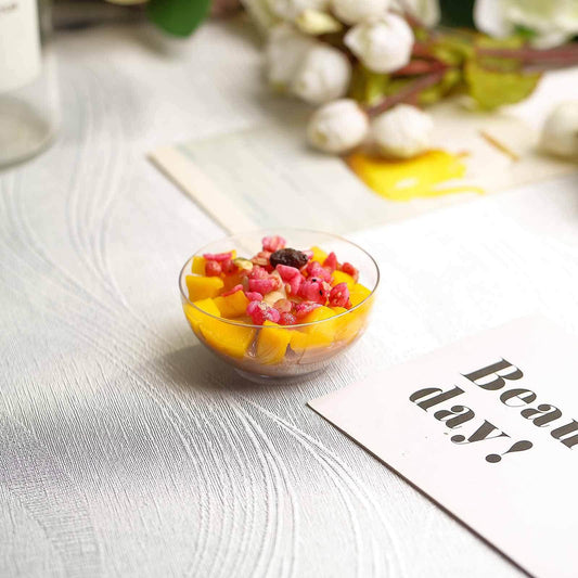 24 - Pack Plastic Mini Dipping Bowls Clear - Durable Disposable Bowls for Snacks 2oz - NestOCart