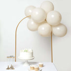 25 Pack 12" Matte Pastel Beige Helium Air Latex Party Balloons - Bell Racket Store
