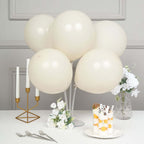 25 Pack 12" Matte Pastel Beige Helium Air Latex Party Balloons - Bell Racket Store