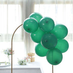 25 Pack 12" Matte Pastel Hunter Emerald Green Helium Air Latex Party Balloons - Bell Racket Store