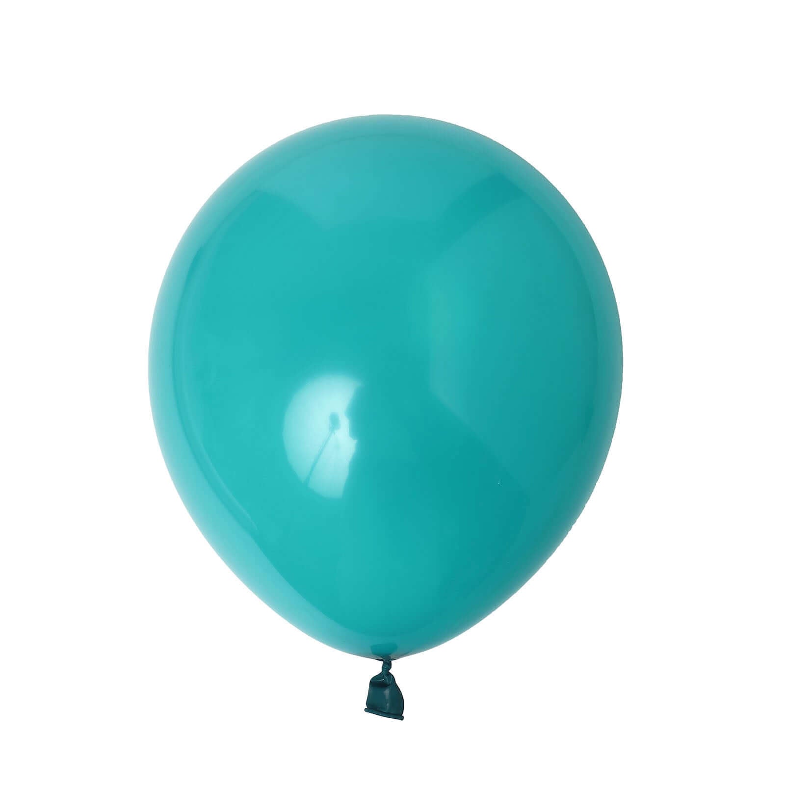 25 Pack 12" Matte Pastel Peacock Teal Helium Air Latex Party Balloons - Bell Racket Store