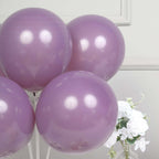 25 Pack 12" Matte Pastel Violet Amethyst Helium Air Latex Party Balloons - Bell Racket Store