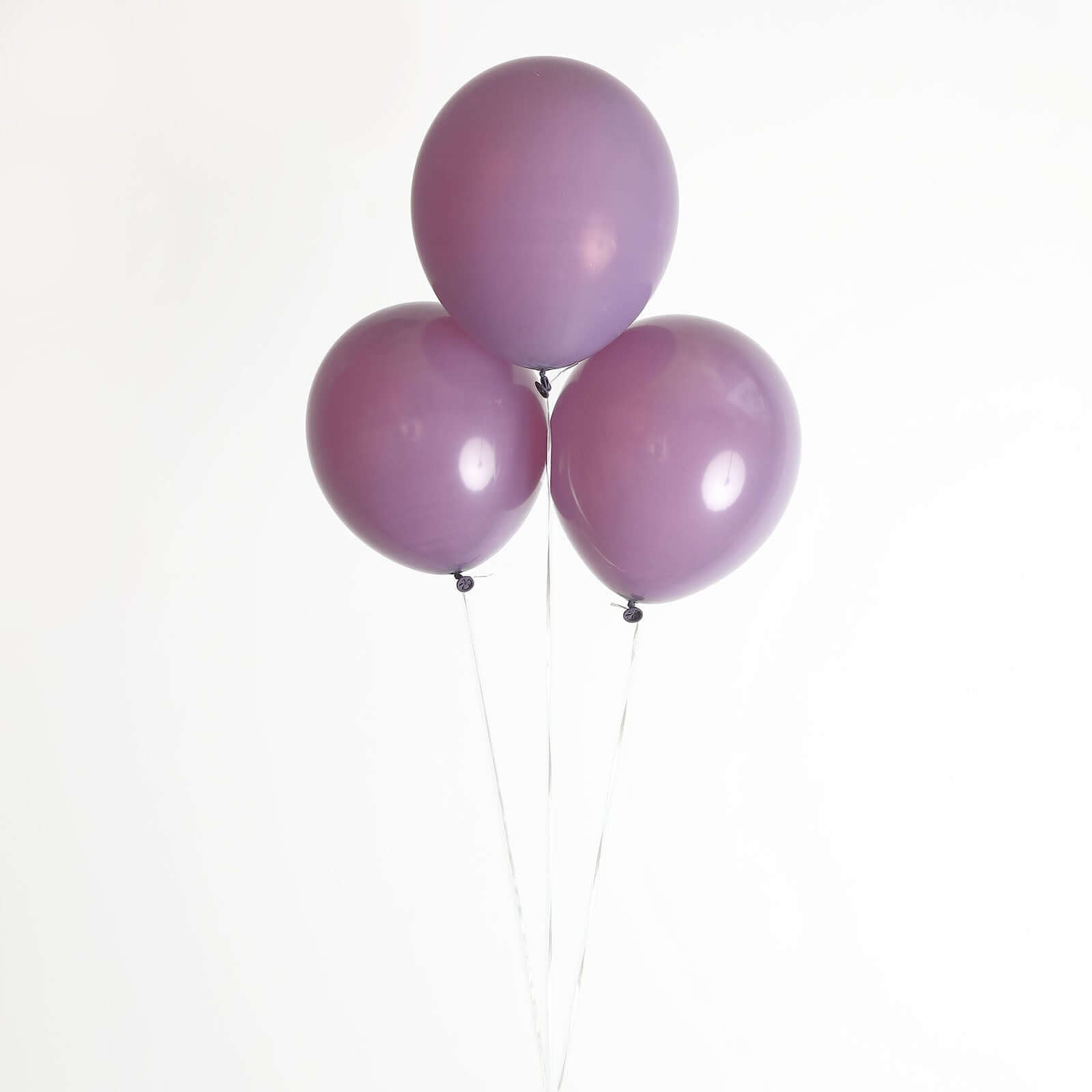 25 Pack 12" Matte Pastel Violet Amethyst Helium Air Latex Party Balloons - Bell Racket Store