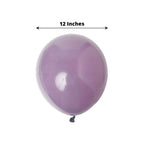 25 Pack 12" Matte Pastel Violet Amethyst Helium Air Latex Party Balloons - Bell Racket Store