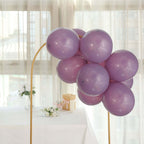 25 Pack 12" Matte Pastel Violet Amethyst Helium Air Latex Party Balloons - Bell Racket Store