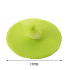 25 Pack 9" Apple Green Sheer Nylon Tulle Circles Favor Wrap, DIY Craft Fabric - Bell Racket Store