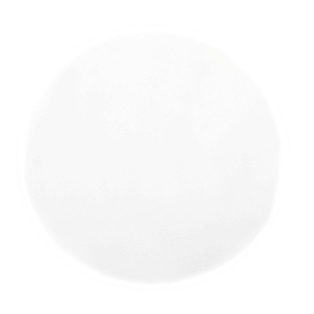 25 Pack 9" White Sheer Nylon Tulle Circles Favor Wrap, DIY Craft Fabric - Bell Racket Store