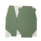 25 Pack Candy Gift Tote Gable Boxes, Dusty Sage Green Party Favor Treat Boxes - 6"x3.5"x7" - Bell Racket Store