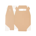 25 Pack Candy Gift Tote Gable Boxes, Matte Nude Party Favor Treat Boxes - 6"x3.5"x7" - Bell Racket Store