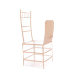 25 Pack Clear and Gold PVC Chiavari Chair - Shaped Party Favor Candy Gift Boxes - 2"x5" - Bell Racket Store