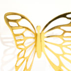 25 - Pack Paper Butterfly Place Card Holders Gold with White Printable Cards - 3D Free Standing Table Number Stands 3"x5" - Bell Racket Store
