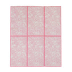 25 - Pack Paper Dinner Napkins Pink with French Toile Pattern 2 Ply - Stylish Disposable Napkins for Events - Bell Racket Store