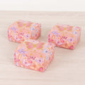 25 Pack Pink Butterfly Themed Candy Gift Boxes with "Thank You" Print, Cardstock Paper Party Favor Boxes - 4"x4"x2" - Bell Racket Store