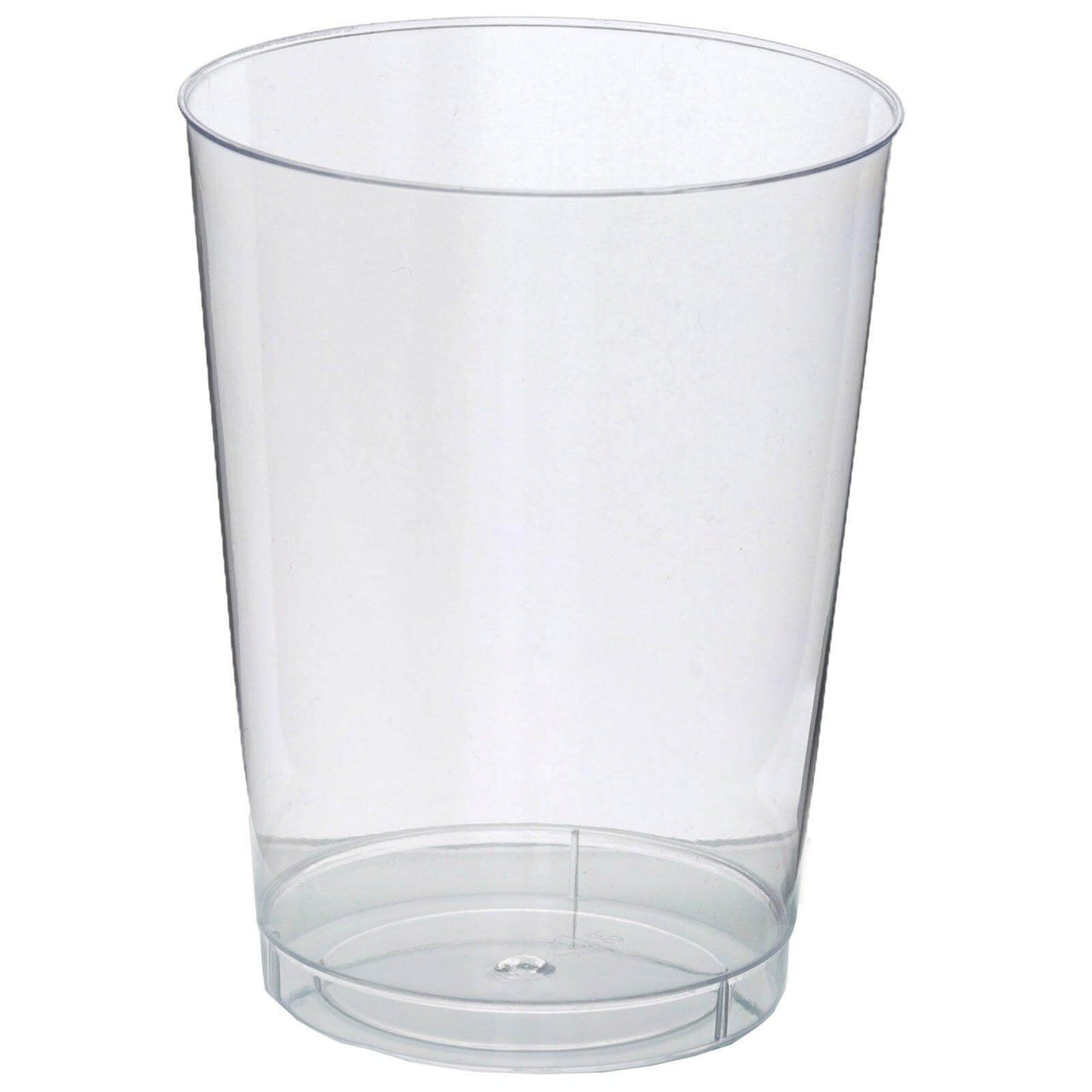 25 - Pack Plastic Tumbler Cups Clear - Stylish Disposable Party Glasses 10oz - NestOCart