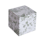 25 Pack White Sage Green Paper Favor Boxes in French Toile Pattern, Cardstock Party Shower Candy Gift Boxes - 3"x3"x3" - Bell Racket Store