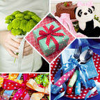 25 Yards 1/8" Light Blue Satin Polka Dot Ribbon - Clearance SALE - Bell Racket Store