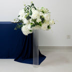 28" Ribbed Cylinder Glass Vases 2 Pack â€“ Extra Tall Decorative Vases for Aisles, Reception Tables & Event Venues - Bell Racket Store