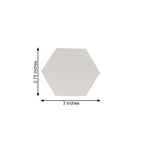 12 Pack Hexagon Acrylic Mirror Wall Stickers, 3" Removable Wall Decals For Home Decor