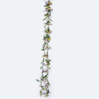 3 Pack Artificial Butterfly Garland Vines with Willow Greenery Leaves, Faux Flowers Garland - 6ft - Bell Racket Store