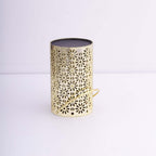 3 - Pack LED Decorative Hanging Lanterns Flower Design Gold - Battery Operated Lights 3"x5" - Bell Racket Store