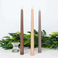 3-Pack LED Decorative Lighting Warm Flickering Mixed Natural - Flameless Taper Candles 11"