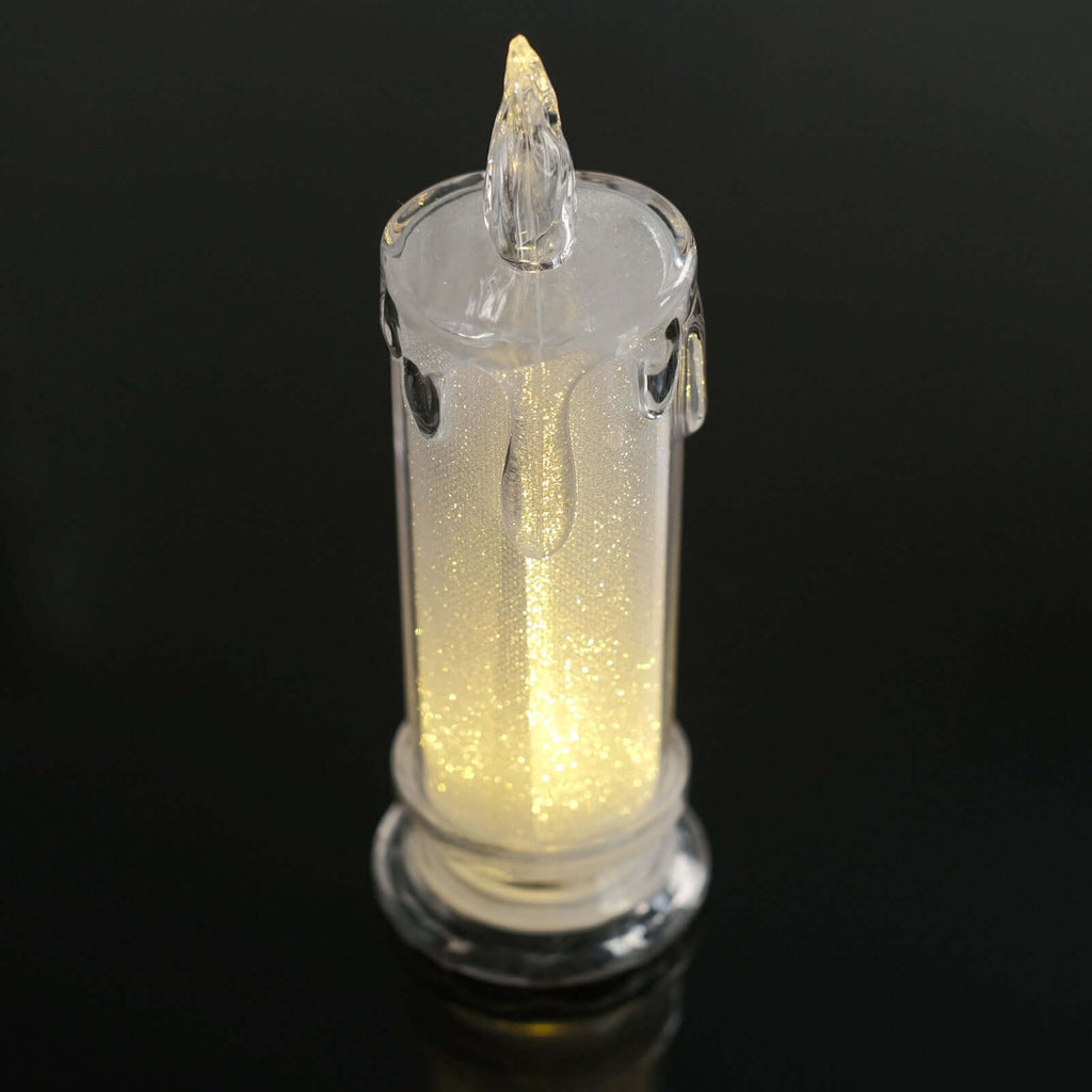 3 - Pack LED Flameless Candle Lamp Warm White - Battery Operated Tea Light Candles 7" - Bell Racket Store