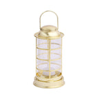 3 - Pack LED Tealight Candles Decorative Gold - Battery Operated Mini Lantern Lamps 7" - Bell Racket Store